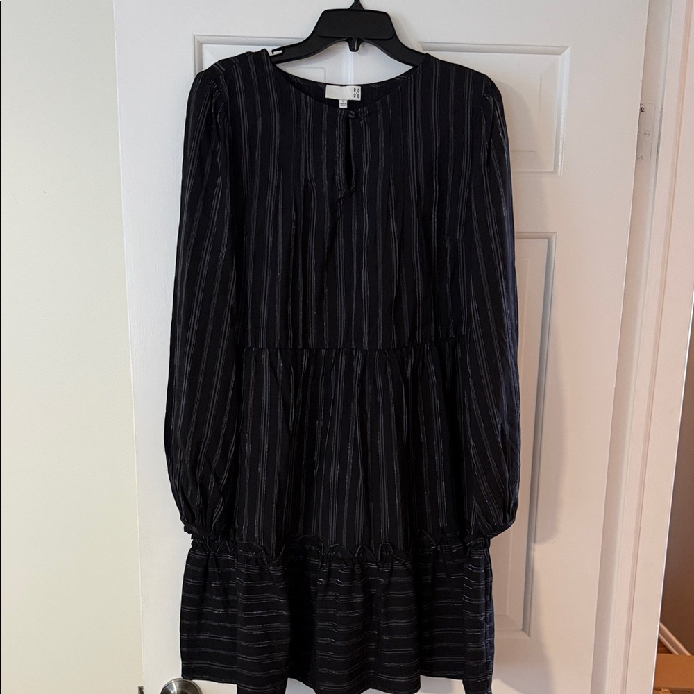 Ro & De Black Long Sleeve Dress